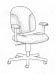 task chair with arms