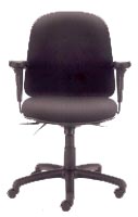 mid back task chair with arms